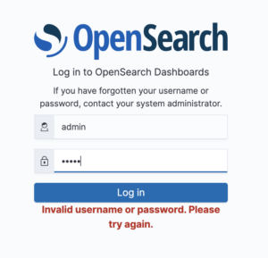 Read more about the article OpenSearch デフォルトのadminパスワードを変更する