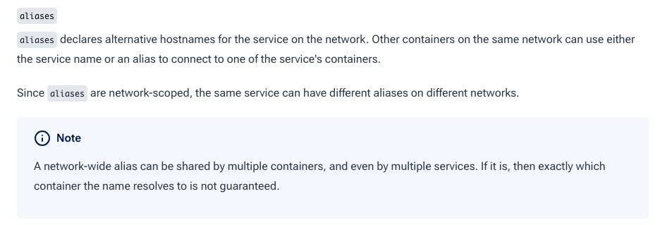 Read more about the article docker composeのaliasesを利用してみる