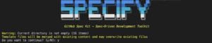 Read more about the article AntigravityにSpecKitを導入してみる