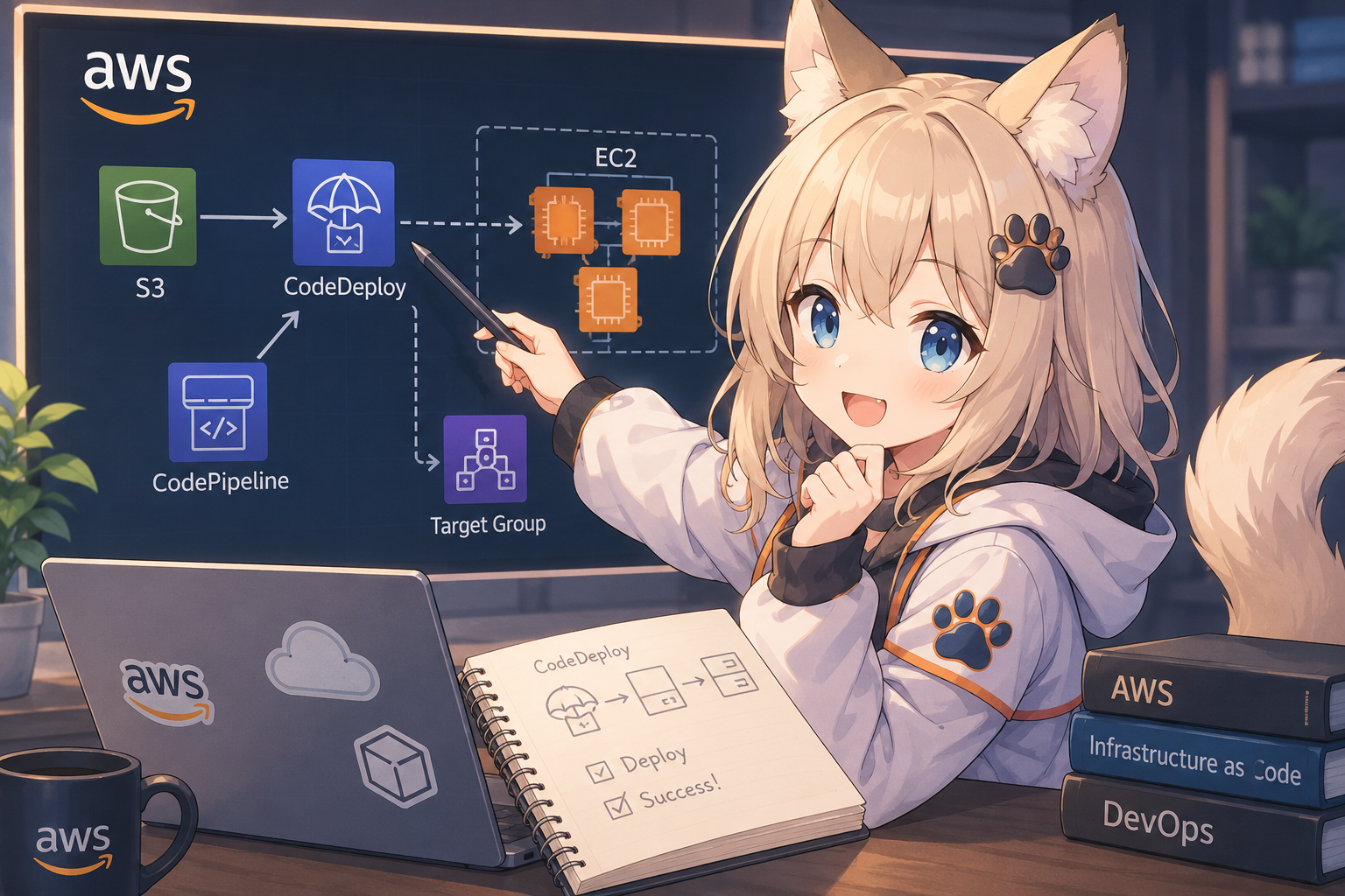 Read more about the article モダンクラウド演習：AWSでCodeDeployを利用してWordPressを設置するまで