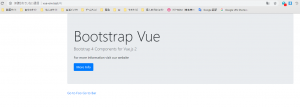 Laravel + Vue + Vue-Router + Bootstrup-Vueの環境を作る
